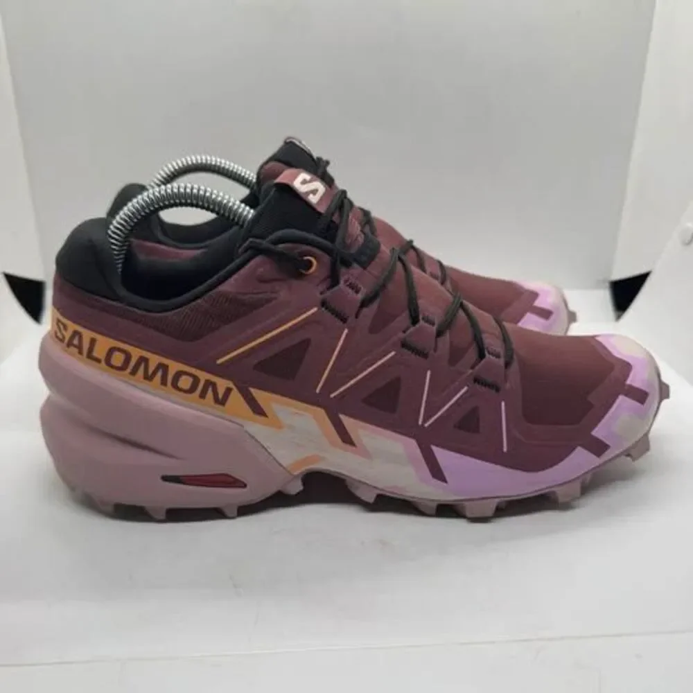 Salomon Speedcross 6 Trail womens Size 7.5 purple shoes sneakers